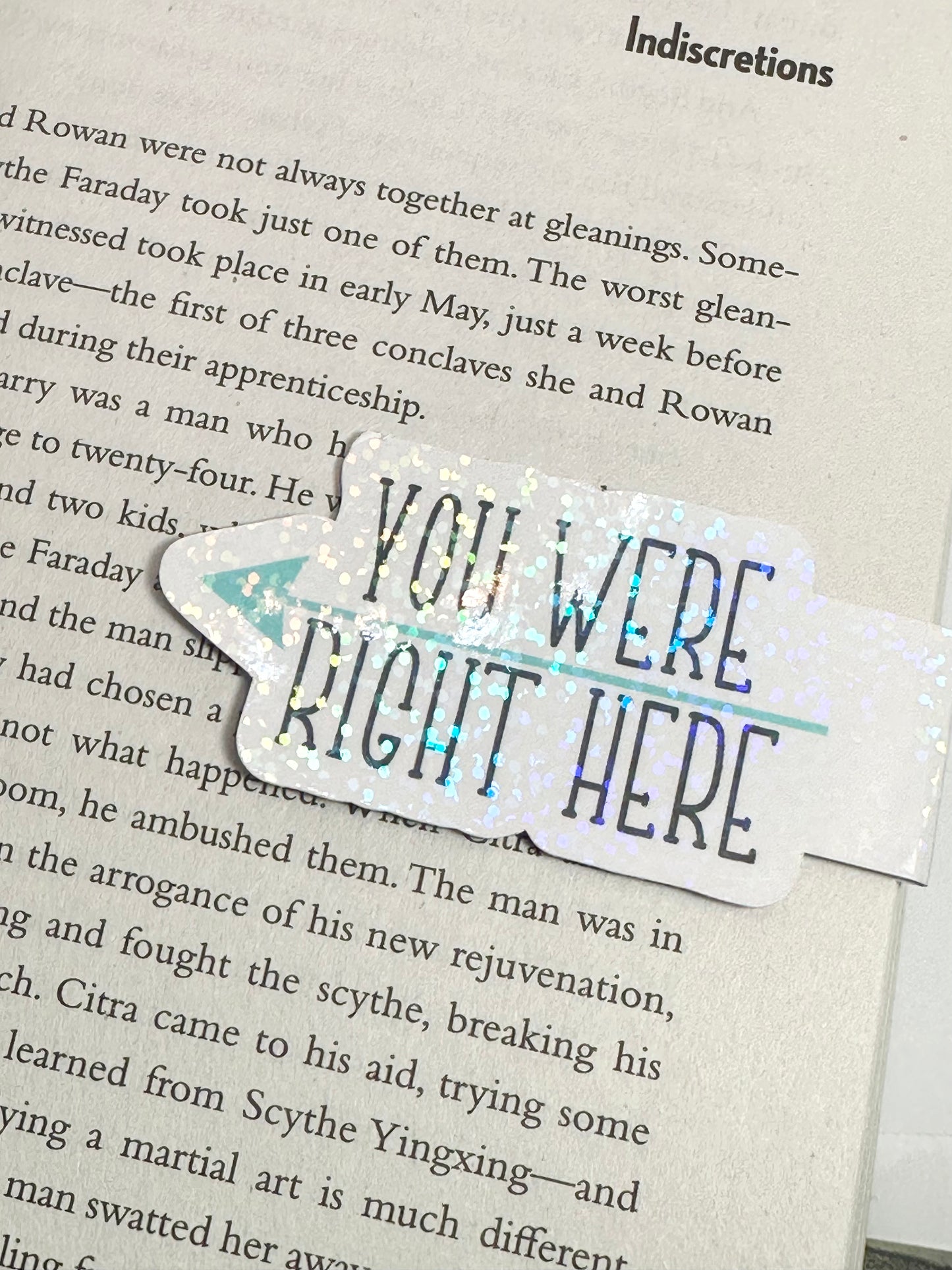 You Were Right Here Magnetic Bookmark