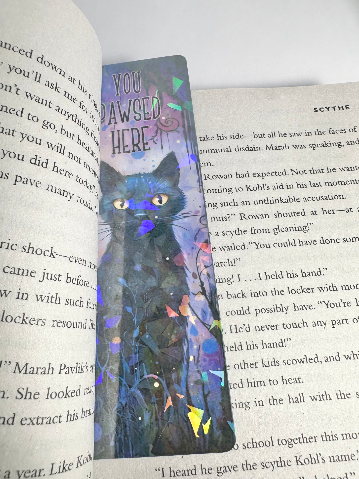 Cat You Pawsed Here Traditional Bookmark