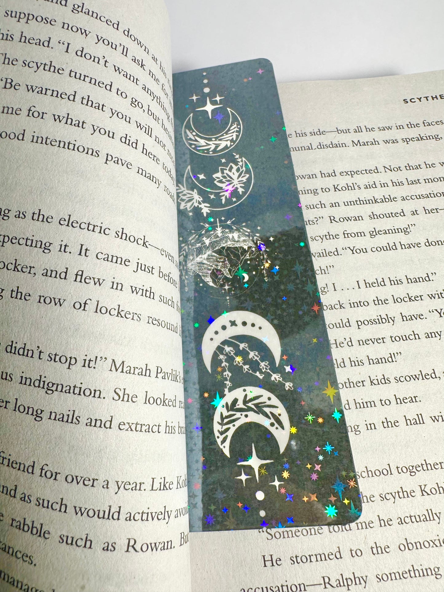 Moons Traditional Bookmark