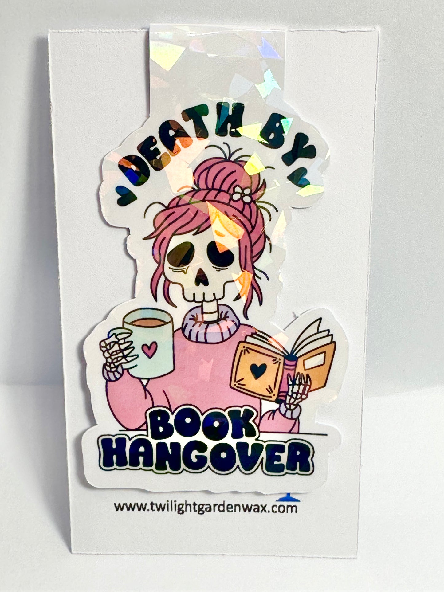 Death by Book Hangover Magnetic Bookmark