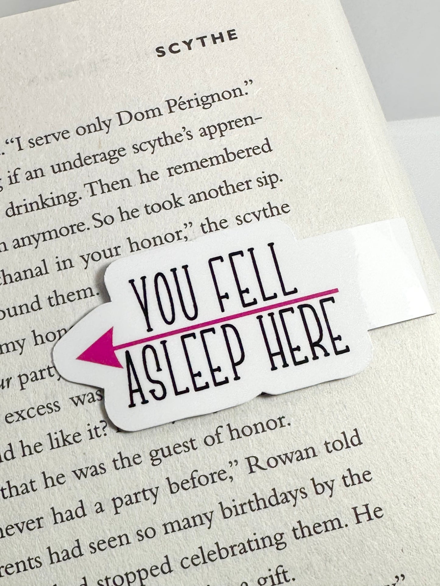 You Fell Asleep Here Magnetic Bookmark