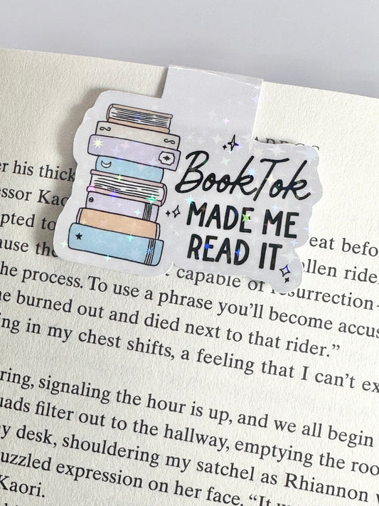 Booktok Made Me Read It Magnetic Bookmark