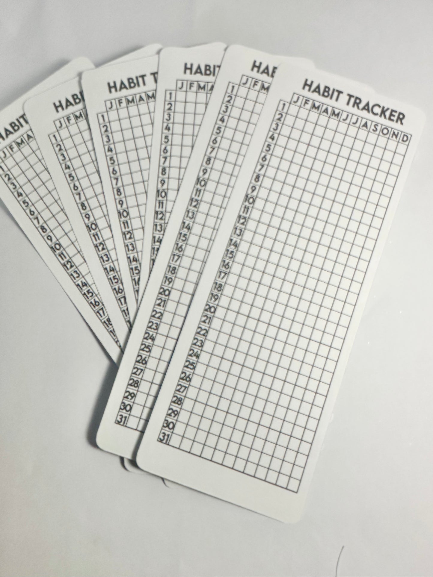 Habit Tracker Traditional Bookmark