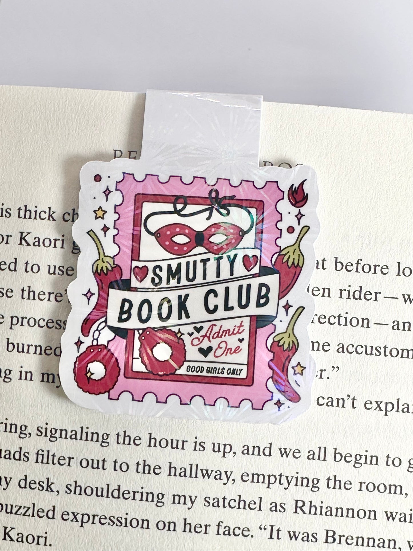 Smutty Book Club Magnetic Bookmark