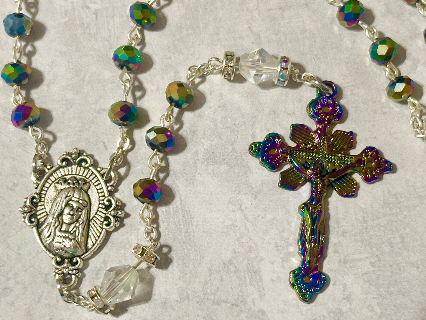 Iridescent Handmade Rosary