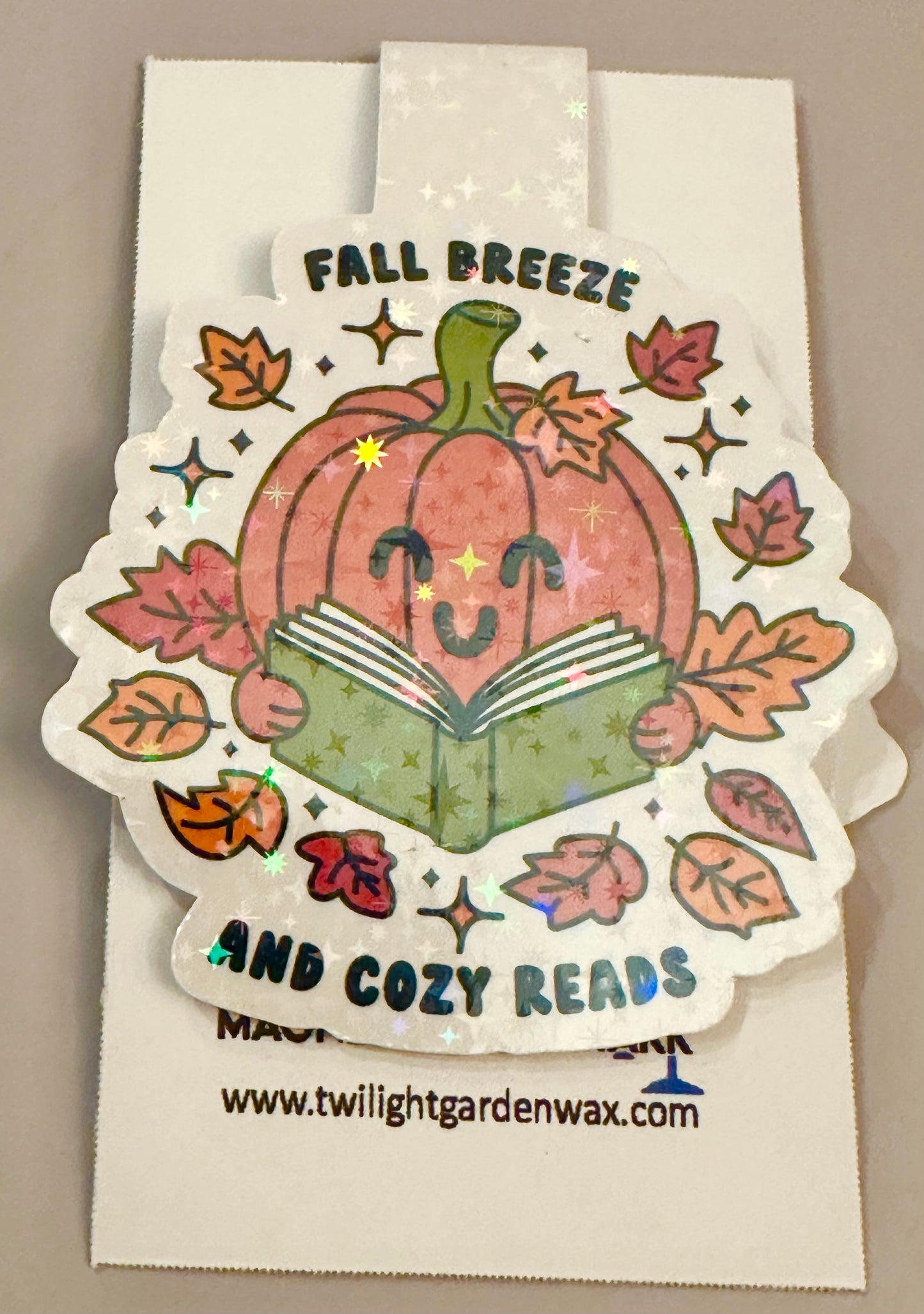 Fall Breeze and Cozy Reads Magnetic Bookmark