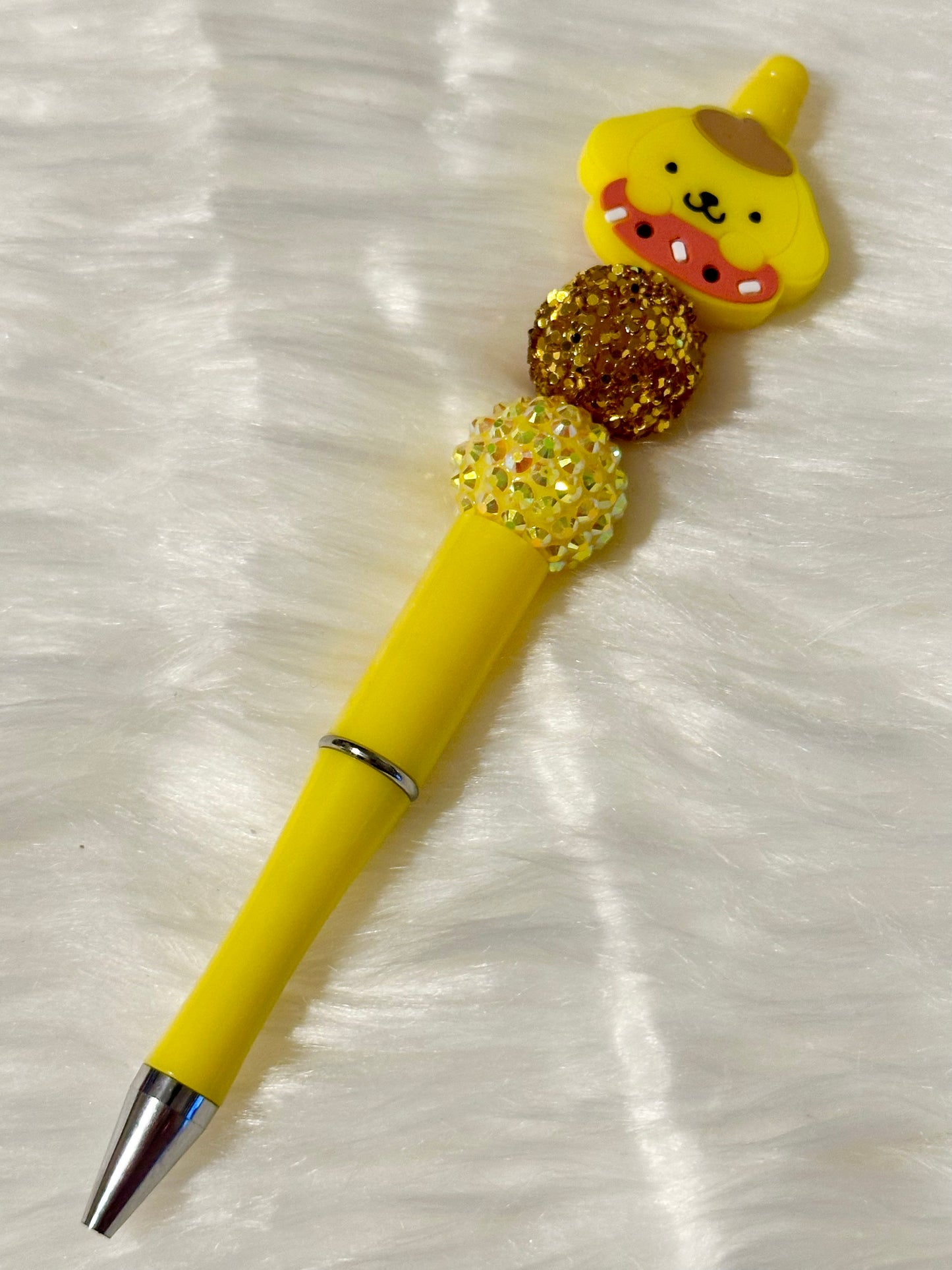 Beret Puppy Decorated Pen