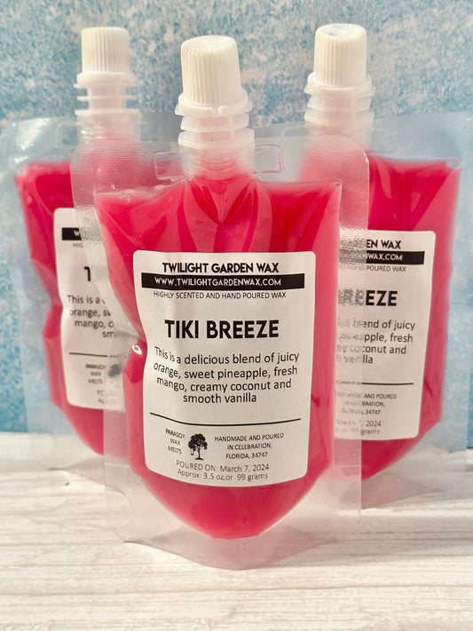 Tiki Breeze Squeezable Wax Melts Tarts