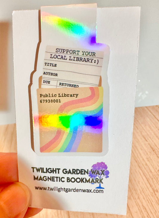 Support Your Local Library Magnetic Bookmark