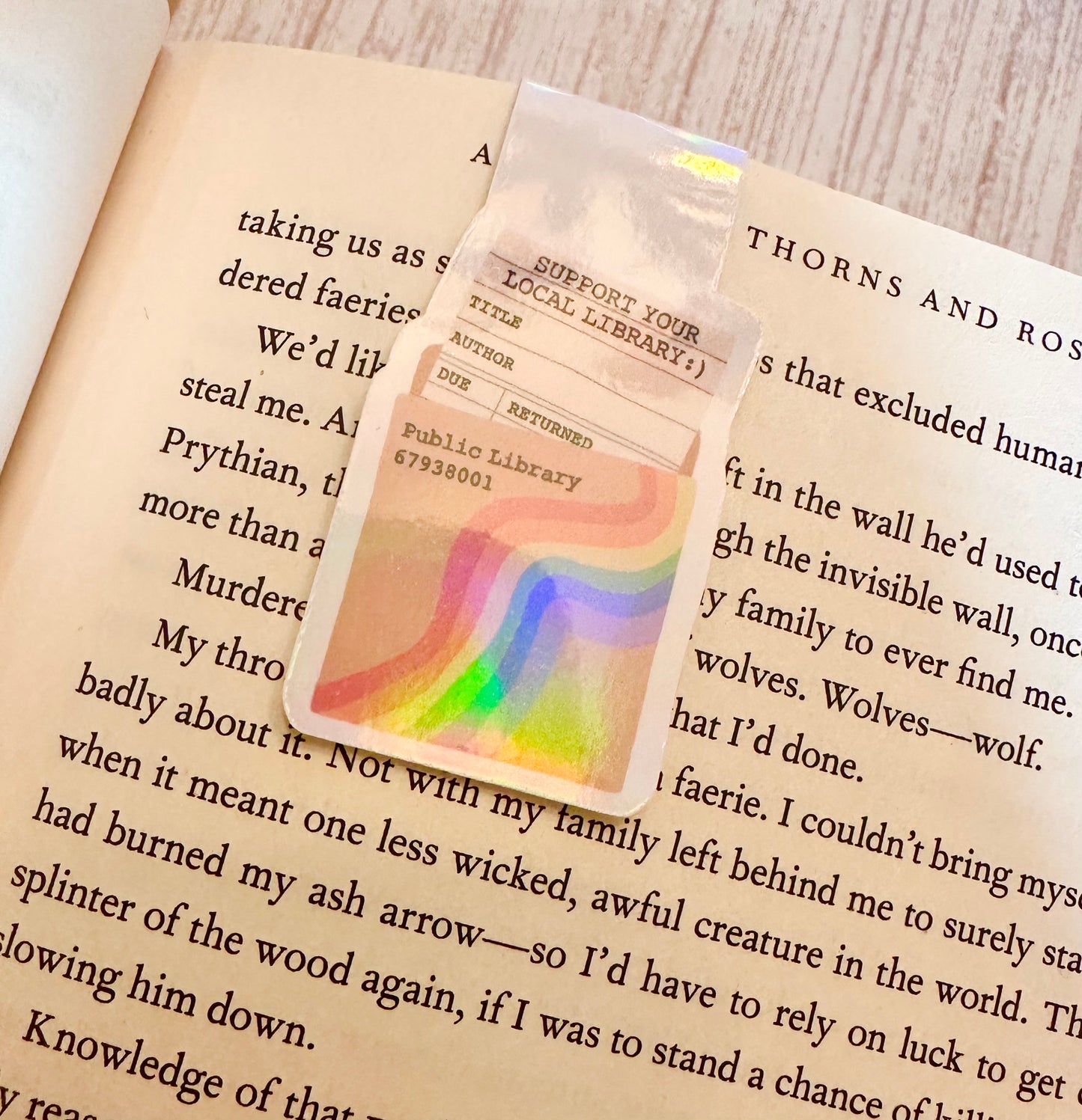 Support Your Local Library Magnetic Bookmark