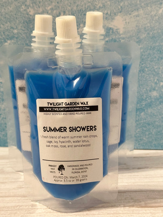 Summer Showers Squeezable Wax Melts Tarts
