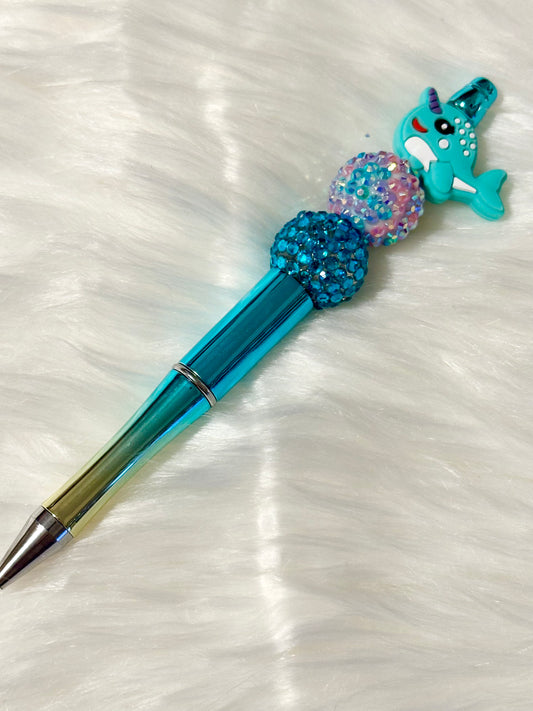 Narwhal Decorated Pen