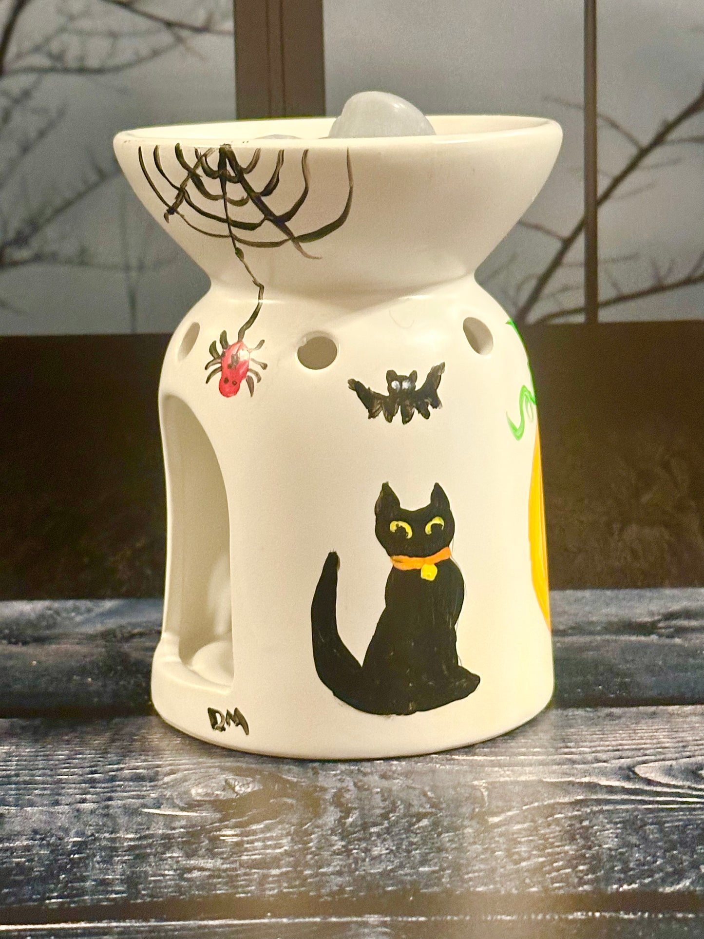 Jack O'Lantern Hand-Painted Wax Warmer