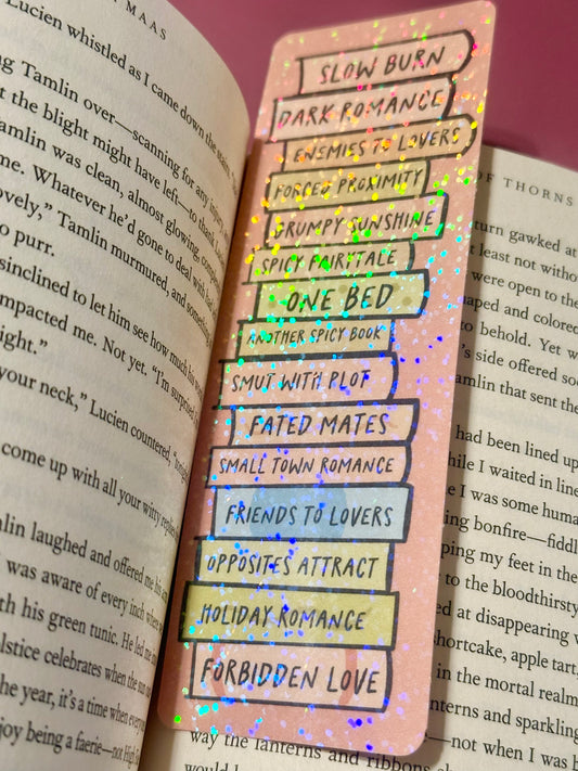 Book Genres Traditional Bookmark