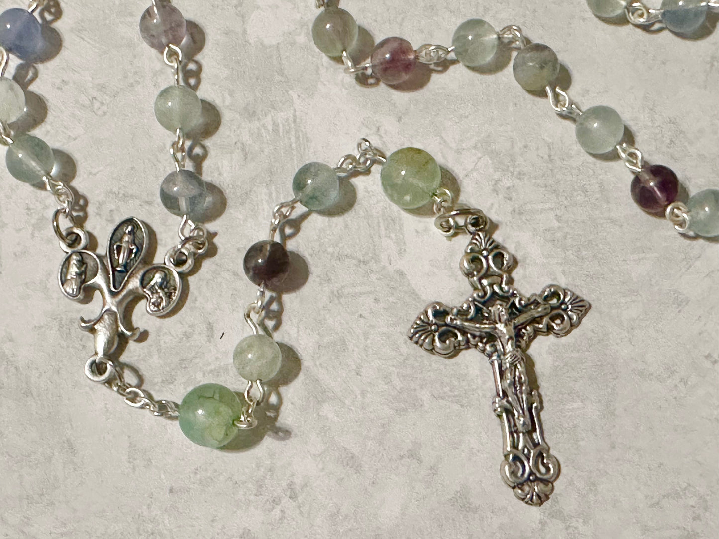 Pastel Gemstone Handmade Rosary