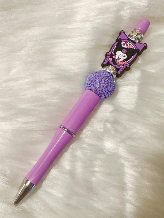 Naughty Kitty Throne Decorated Pen