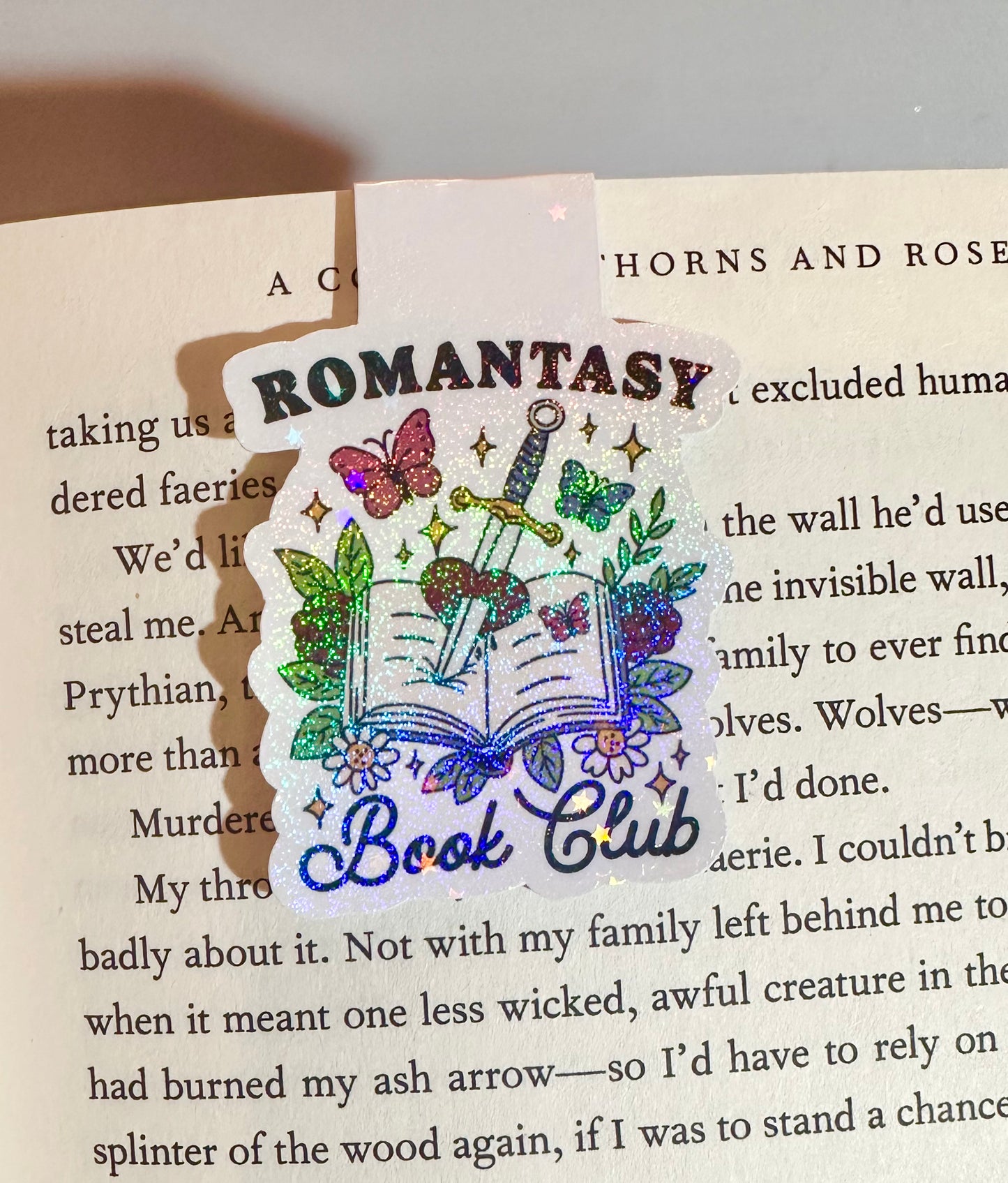 Romantasy Book Club Magnetic Bookmark