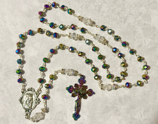 Iridescent Handmade Rosary