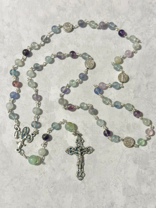 Pastel Gemstone Handmade Rosary