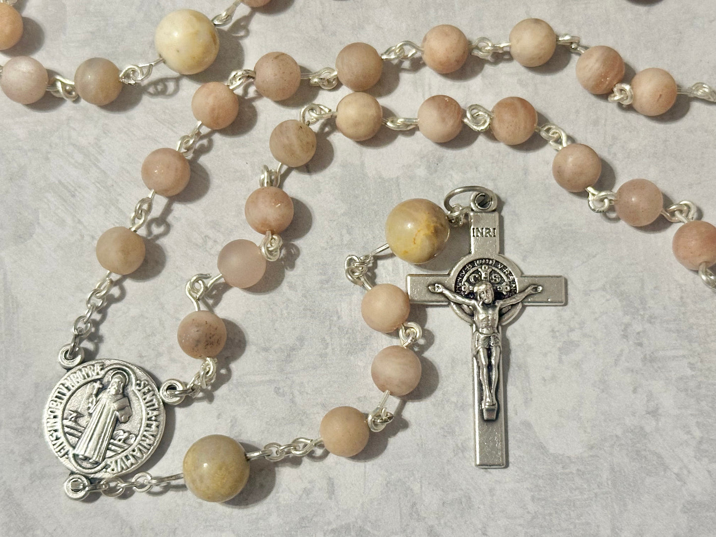 Natural Shades Handmade Rosary