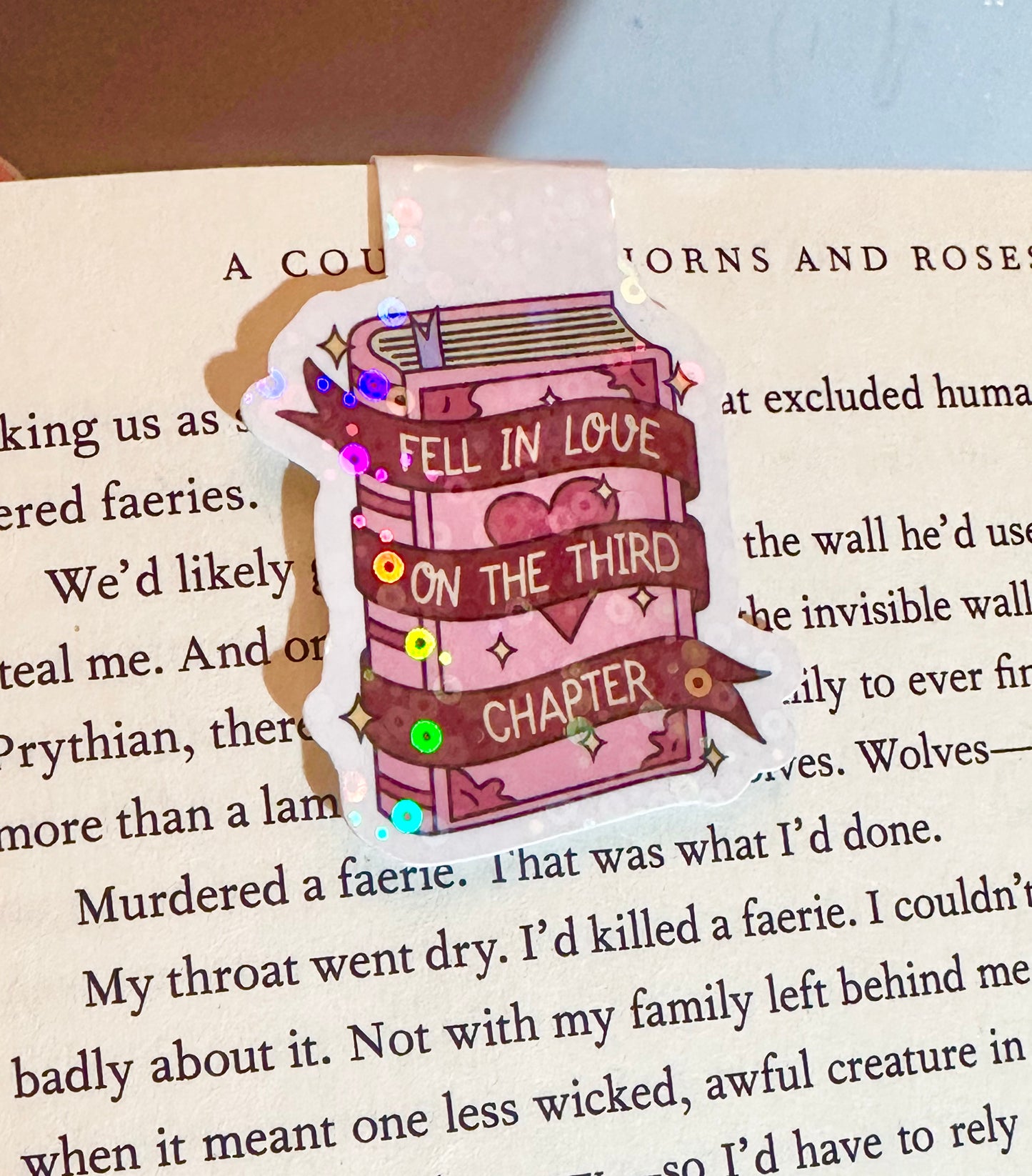 Fell in Love on the Third Chapter Magnetic Bookmark