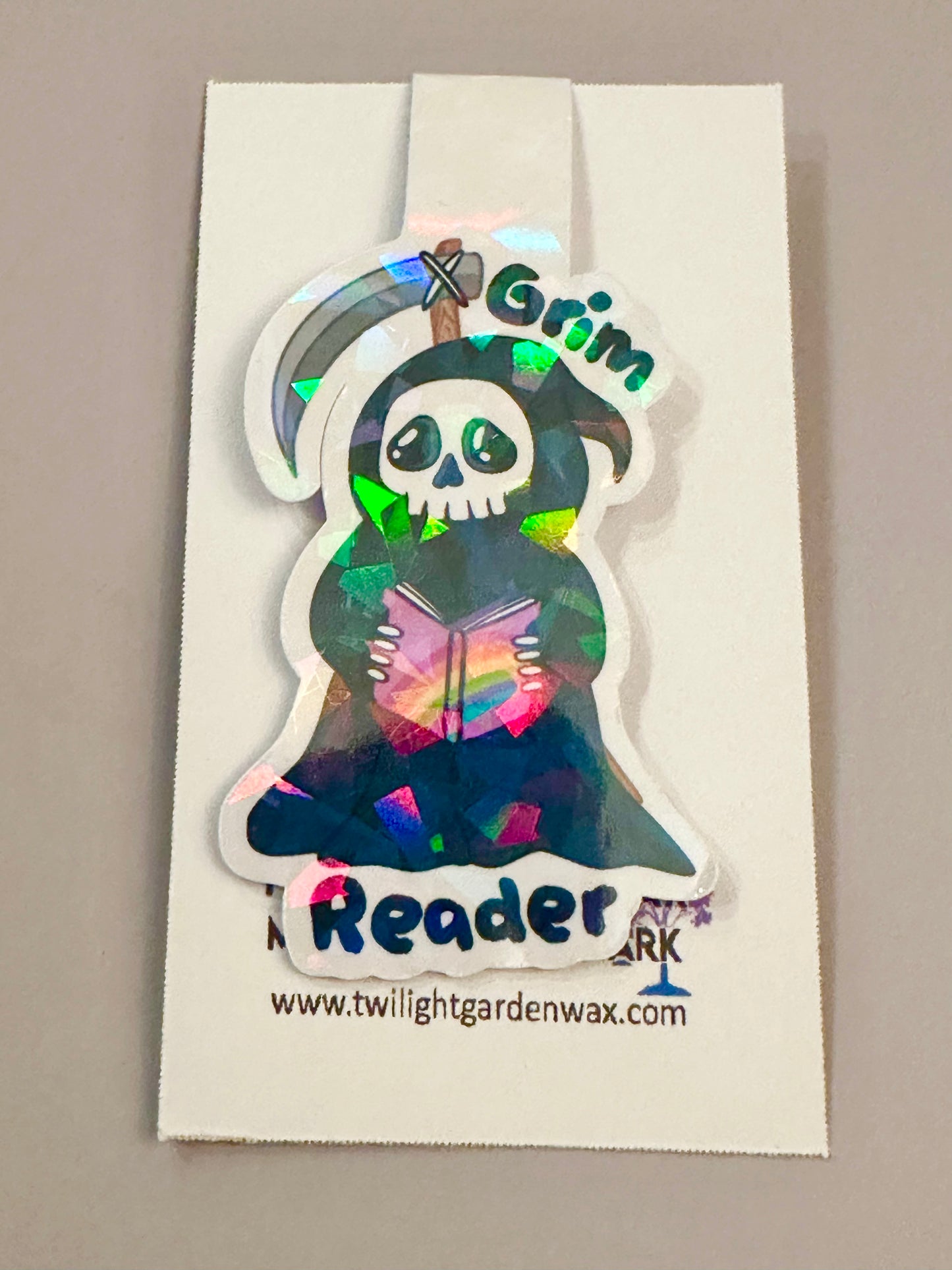 Grim Reader Magnetic Bookmark