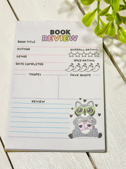Book Review Notepad
