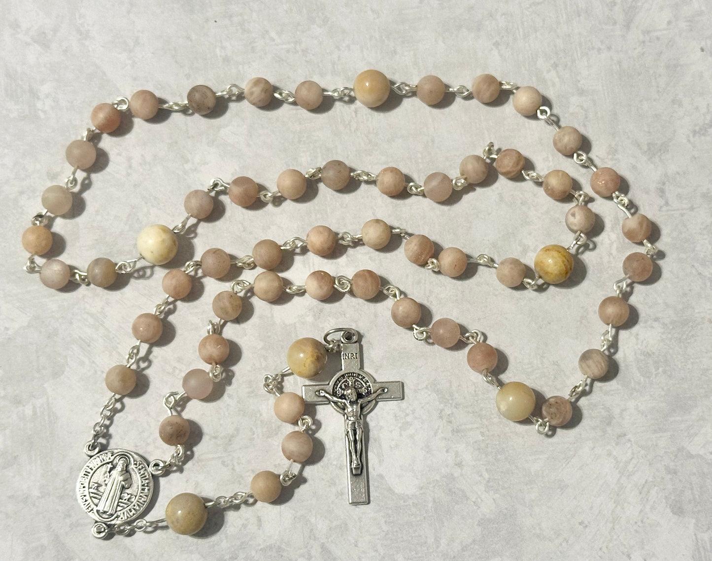 Natural Shades Handmade Rosary