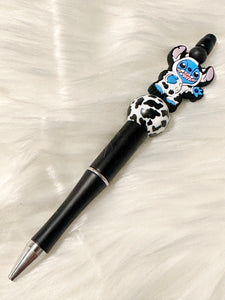 Cow Alien Decorated Pen