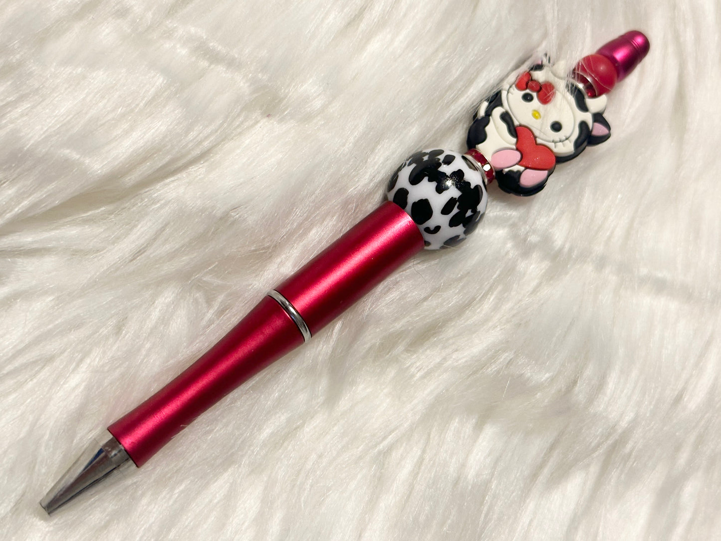 Cow Kitty Decorated Pen