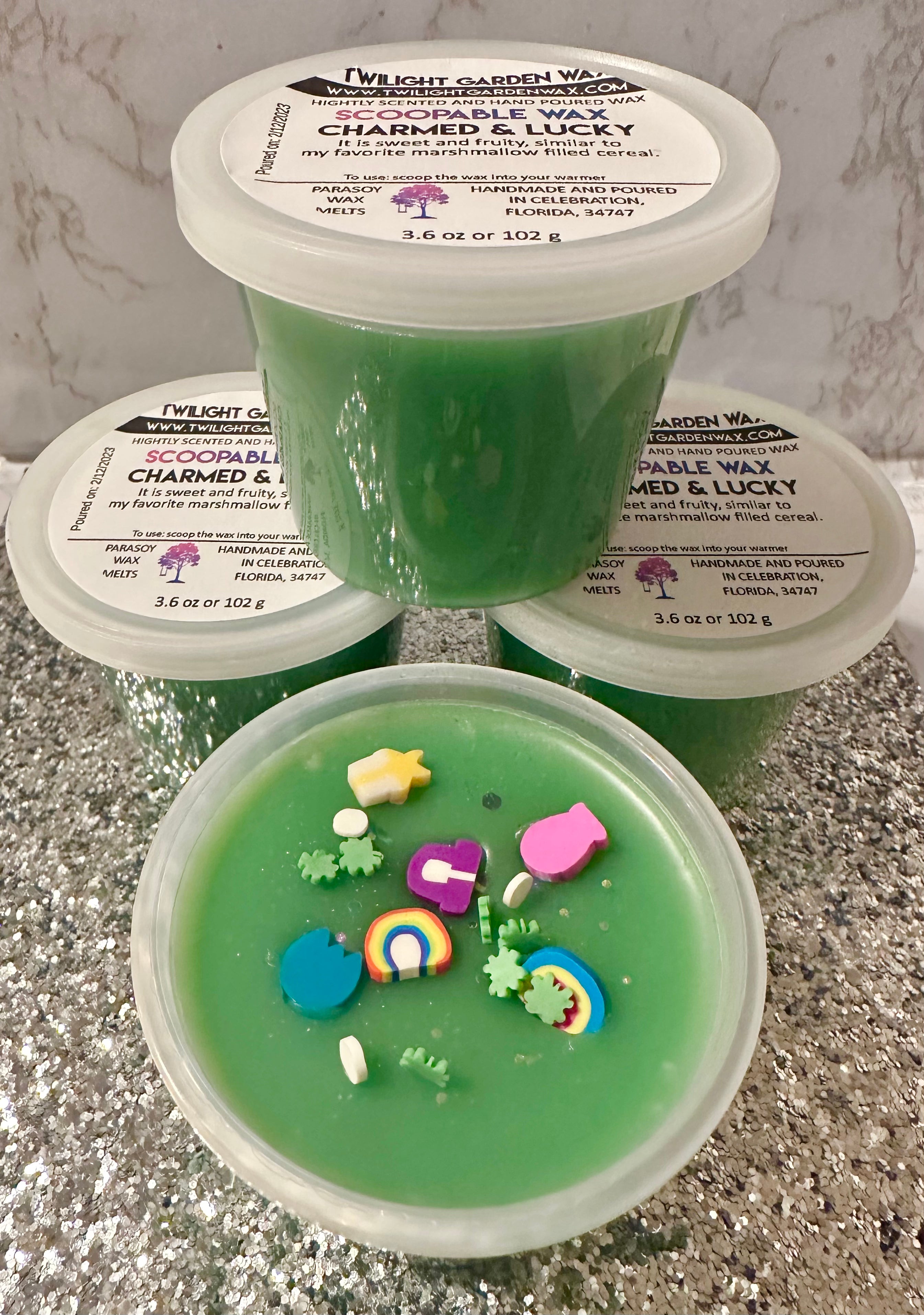 Charmed and Lucky Scoopable Wax Melts Tarts